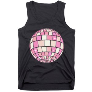 Danish Pastel Aesthetic Disco Ball Preppy Tank Top