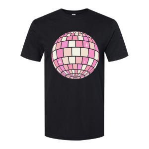 Danish Pastel Aesthetic Disco Ball Preppy Softstyle CVC T-Shirt