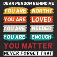Dear Person Behind Me The World Is A Better Place With You 25L Jumbo Tote