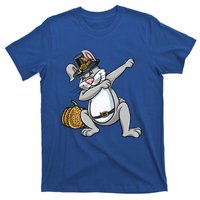 Dabbing Pilgrim Bunny Thanksgiving Gift T-Shirt