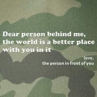 Dear Person Behind Me The World Is A Better Place Love Legacy Tie Dye Trucker Hat
