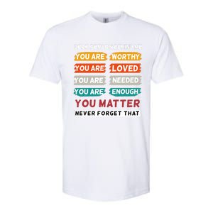 Dear Person Behind Me The World Is A Better Place With You Softstyle CVC T-Shirt