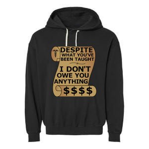 Dear Person Behind Me The World Is A Better Place 2 Side Garment-Dyed Fleece Hoodie