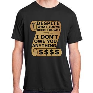 Dear Person Behind Me The World Is A Better Place 2 Side Adult ChromaSoft Performance T-Shirt