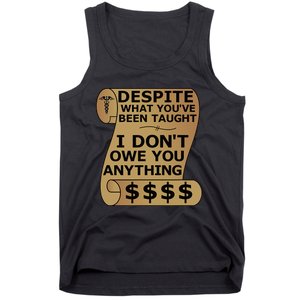 Dear Person Behind Me The World Is A Better Place 2 Side Tank Top