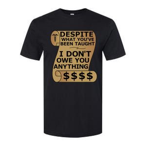 Dear Person Behind Me The World Is A Better Place 2 Side Softstyle CVC T-Shirt