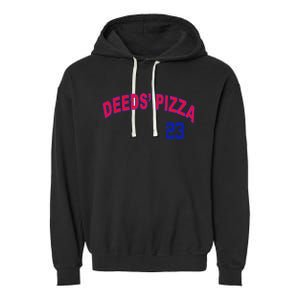 Deeds Pizza Baseball Garment-Dyed Fleece Hoodie