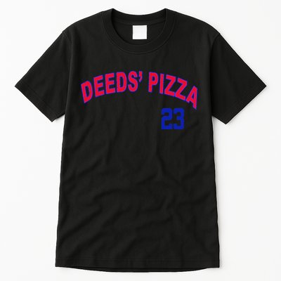 Deeds Pizza Baseball Tall T-Shirt