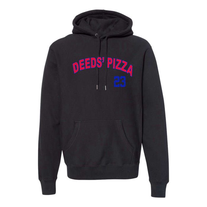 Deeds Pizza Baseball Premium Hoodie