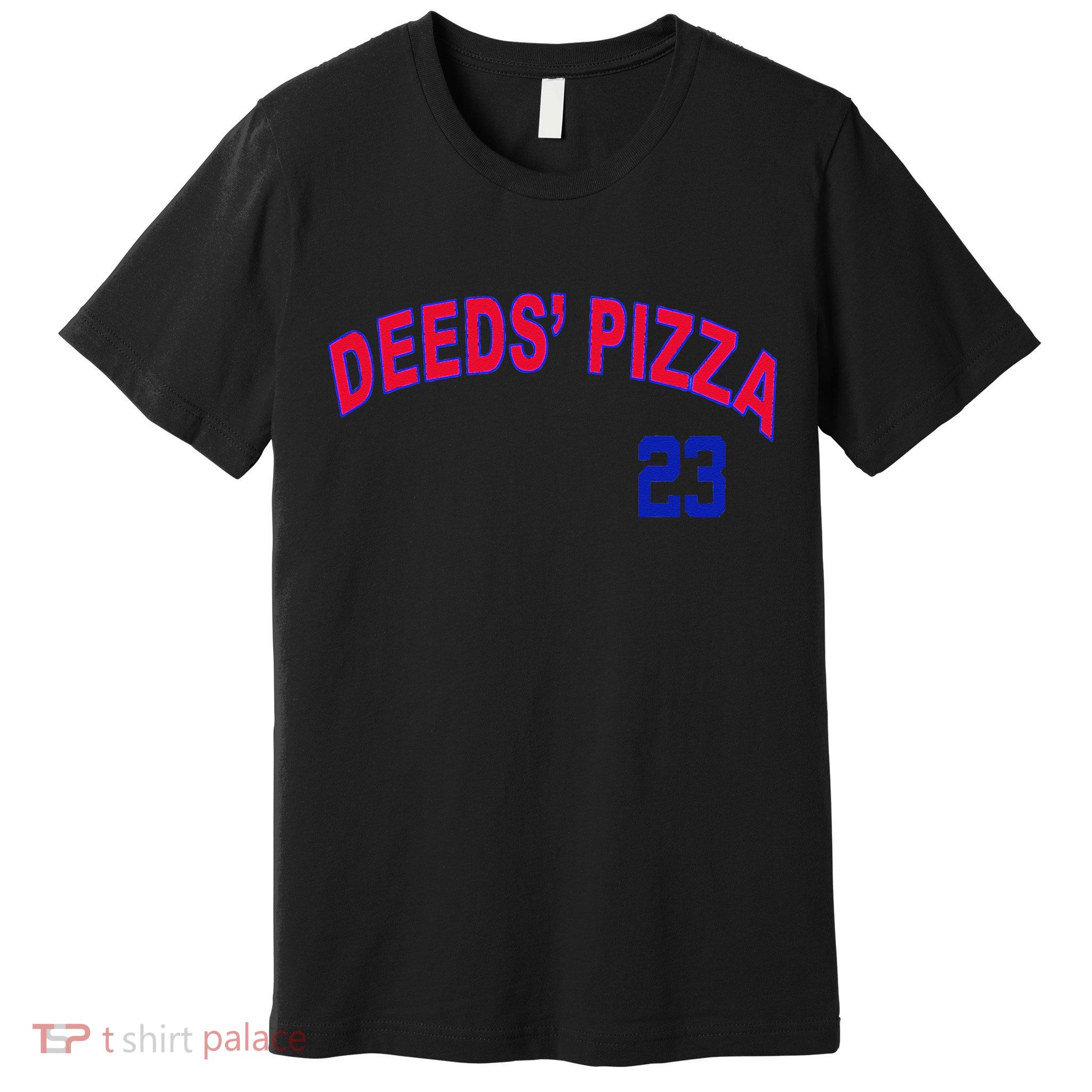 Deeds Pizza Baseball Premium T-Shirt