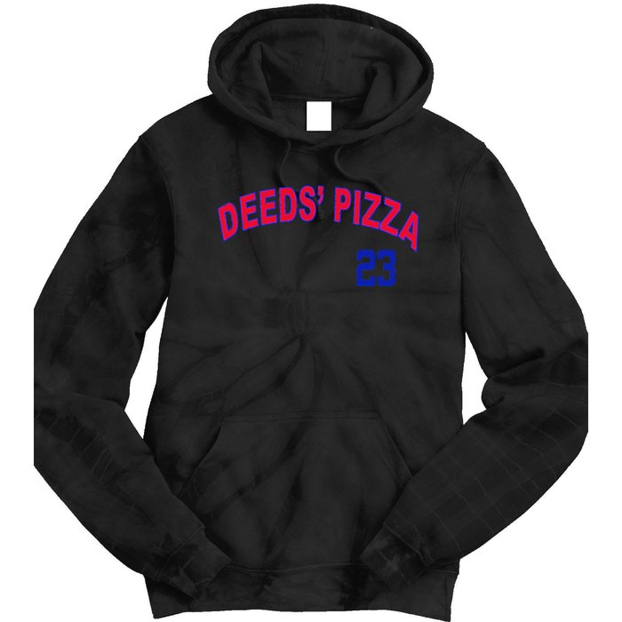 Deeds Pizza Baseball Tie Dye Hoodie