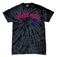 Deeds Pizza Baseball Tie-Dye T-Shirt