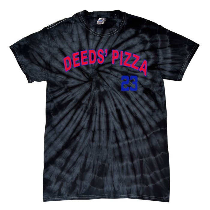 Deeds Pizza Baseball Tie-Dye T-Shirt