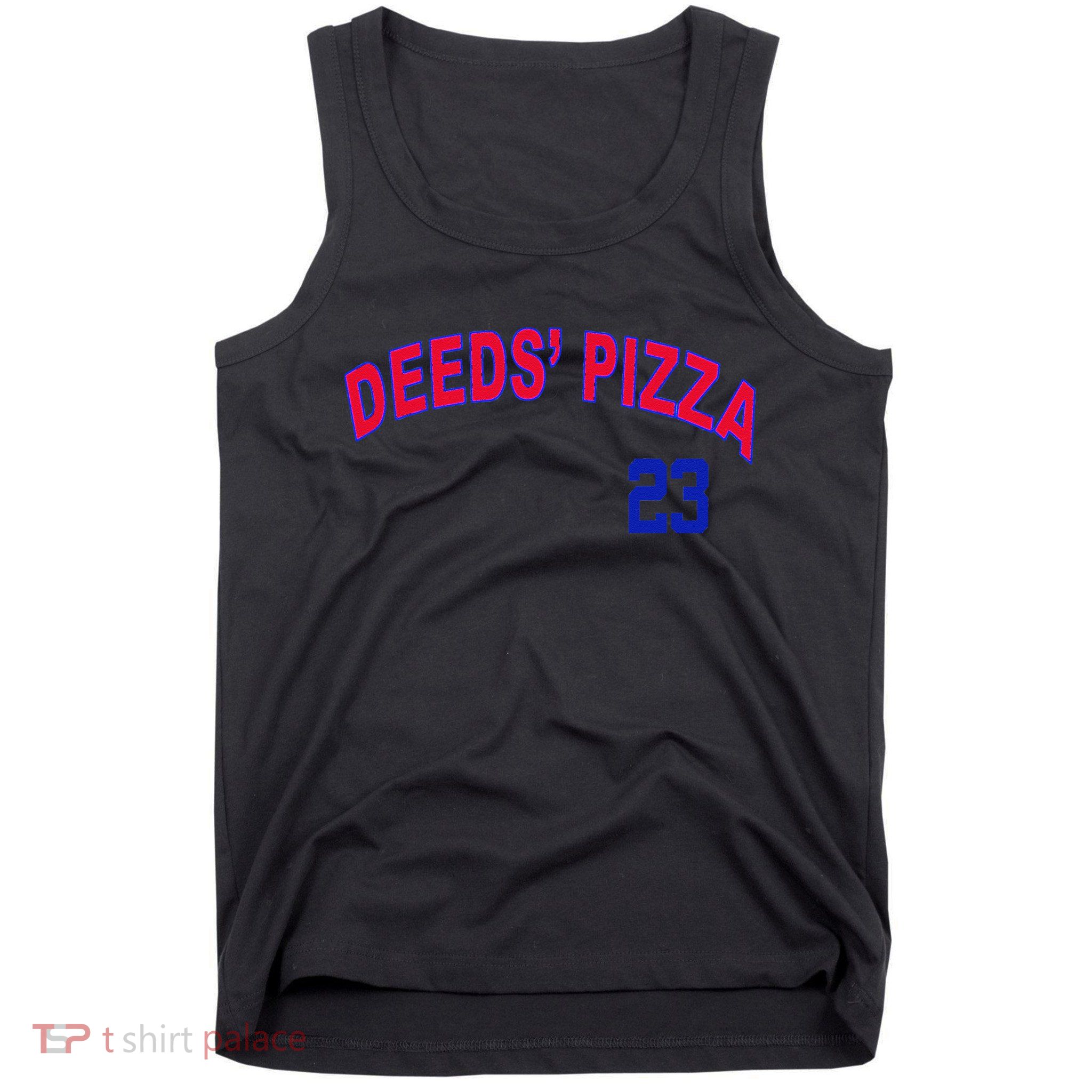 Deeds Pizza Baseball Tank Top