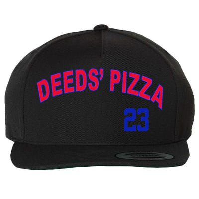 Deeds Pizza Baseball Wool Snapback Cap
