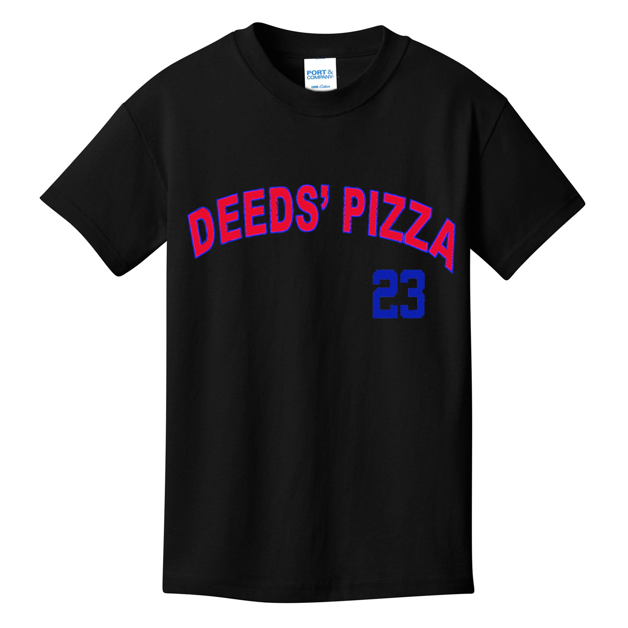 Deeds Pizza Baseball Kids T-Shirt