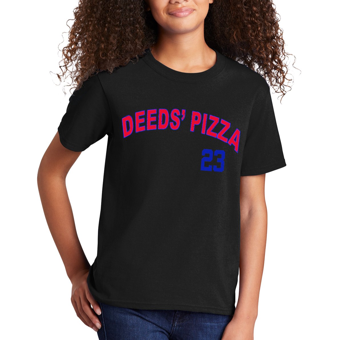 Deeds Pizza Baseball Kids T-Shirt