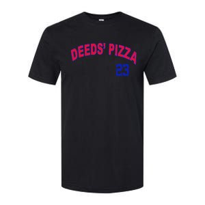 Deeds Pizza Baseball Softstyle CVC T-Shirt