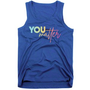 Dear Person Behind Me The World Is A Better Place With You Cute Gift Tank Top