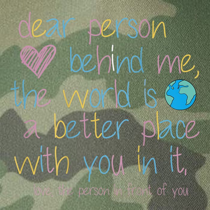 Dear Person Behind Me The World Is A Better Place With You Legacy Tie Dye Trucker Hat