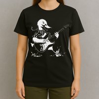 Duck Playing Bass Guitar For Animal Playing Guitar T-Shirt
