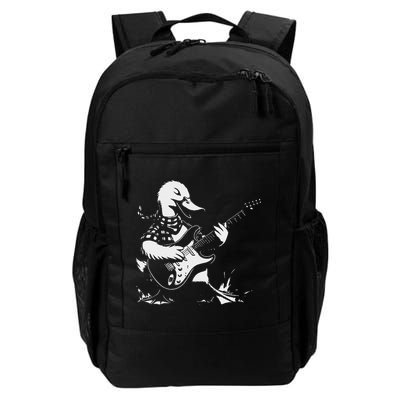 Duck Playing Bass Guitar For Animal Playing Guitar Backpack