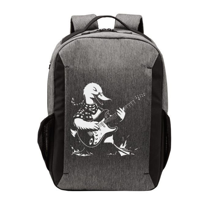 Duck Playing Bass Guitar For Animal Playing Guitar Vector Backpack