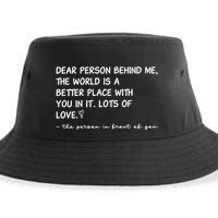 Dear Person Behind Me Aesthetic Be Kind Sustainable Bucket Hat