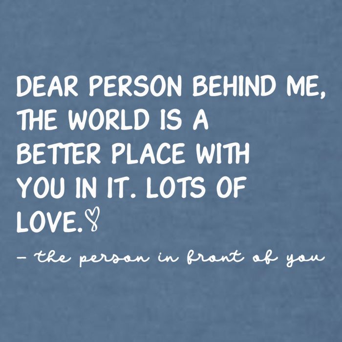 Dear Person Behind Me Aesthetic Be Kind Garment-Dyed Sweatshirt