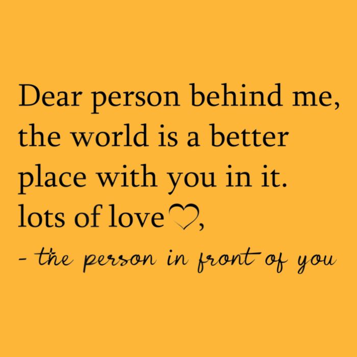 Dear Person Behind Me The World Is A Better Place With You Pom Pom 12in Knit Beanie