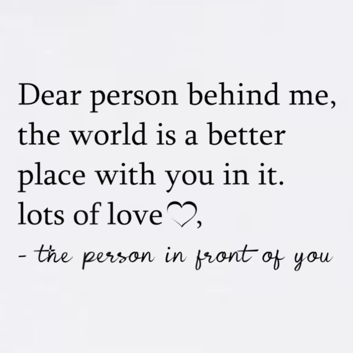 Dear Person Behind Me The World Is A Better Place With You Flatbill Hat
