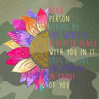 Dear Person Behind Me The World Is A Better Place With You In It Legacy Tie Dye Trucker Hat