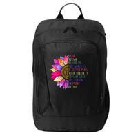 Dear Person Behind Me The World Is A Better Place With You In It City Backpack