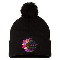 Dear Person Behind Me The World Is A Better Place With You In It Pom Pom 12in Knit Beanie