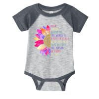 Dear Person Behind Me The World Is A Better Place With You In It Infant Baby Jersey Bodysuit