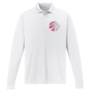 Dear Person Behind Me The World Is A Better Place With You In It Performance Long Sleeve Polo