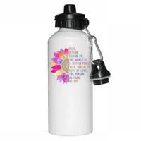 Dear Person Behind Me The World Is A Better Place With You In It Aluminum Water Bottle