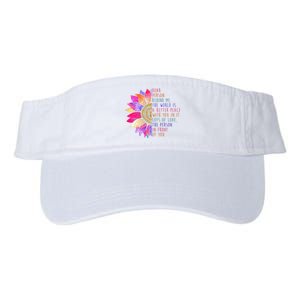 Dear Person Behind Me The World Is A Better Place With You In It Valucap Bio-Washed Visor