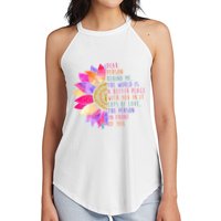 Dear Person Behind Me The World Is A Better Place With You In It Women's Perfect Tri Rocker Tank
