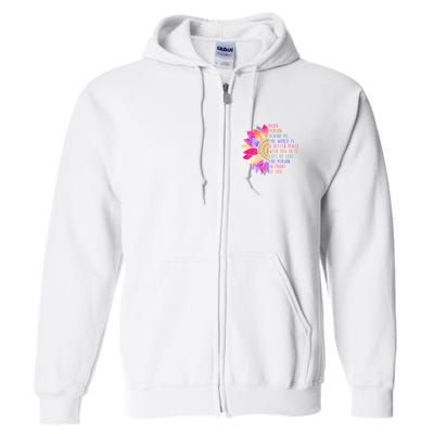 Dear Person Behind Me The World Is A Better Place With You In It Full Zip Hoodie