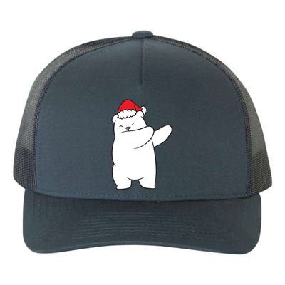 Dabbing Polar Bear Santa Hat Christmas Hat Polar Bear Funny Gift Yupoong Adult 5-Panel Trucker Hat