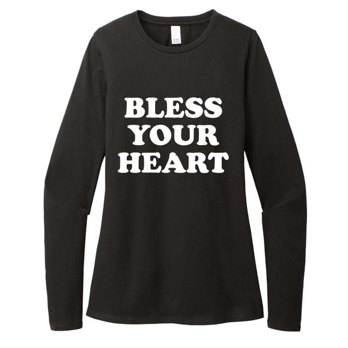 Dawn Pollard Bless Your Heart Womens CVC Long Sleeve Shirt