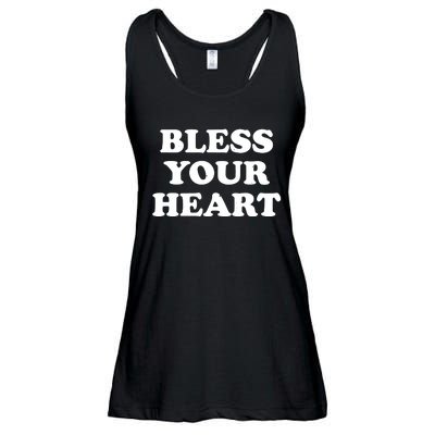 Dawn Pollard Bless Your Heart Ladies Essential Flowy Tank