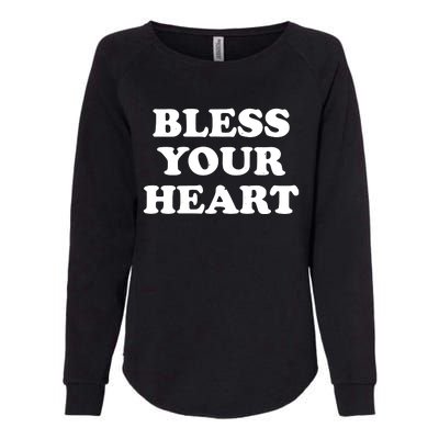 Dawn Pollard Bless Your Heart Womens California Wash Sweatshirt