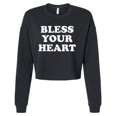 Dawn Pollard Bless Your Heart Cropped Pullover Crew