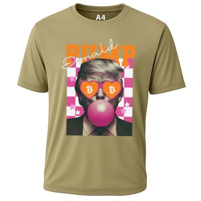 Donald Pump Bitcoin Funny Trump Pin.K Gum 2024 Crypto Performance Shirt