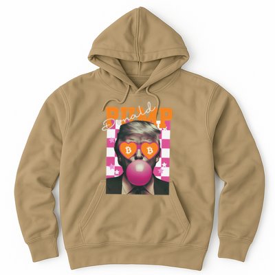 Donald Pump Bitcoin Funny Trump Pin.K Gum 2024 Crypto Hoodie
