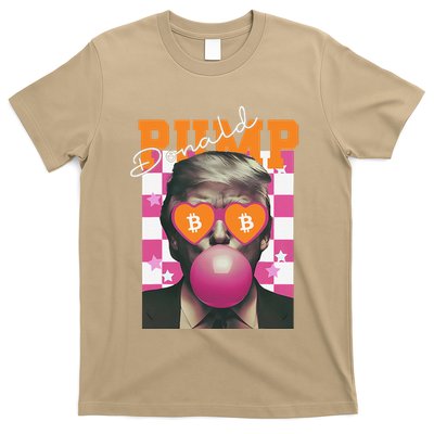 Donald Pump Bitcoin Funny Trump Pin.K Gum 2024 Crypto T-Shirt