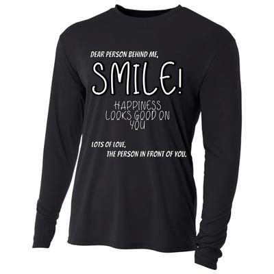 Dear Person Behind Me Hoodie Quote Hoodies Cooling Performance Long Sleeve Crew