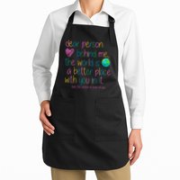 Dear Person Behind Me The World Is A Better Place With You Apron